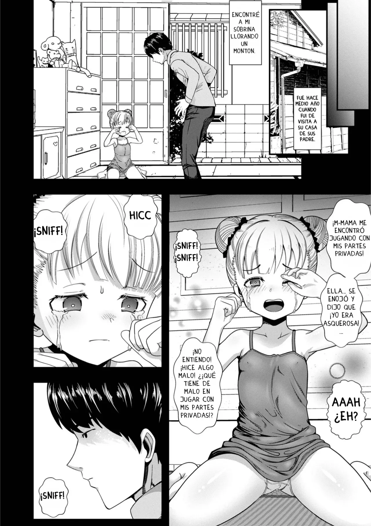 Mei to Tanoshii Seichou Kiroku｜Una Historia Divertida Sobre la Educación Sexual de Mi Sobrina page 2 full