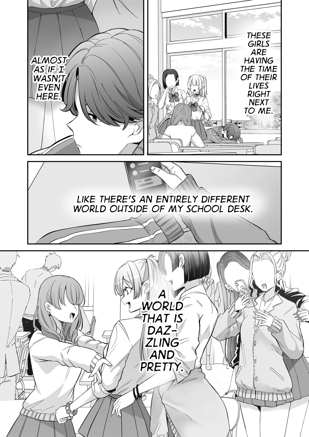 Asa Okitara Onnanoko ni Natta『InKya no Boku』ga Gyaru ni Naru Made | How Waking Up as a Girl has Turned me from a Gloomy Guy into a Gyaru page 3 full