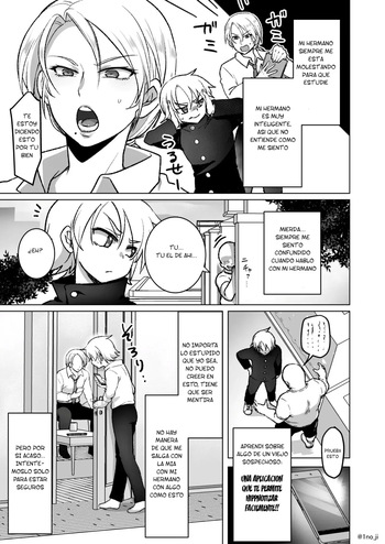 [Ichino Milk] Saimin Appli de Ani o Okasu Otouto no Hanashi 1+2 [Spanish] cover