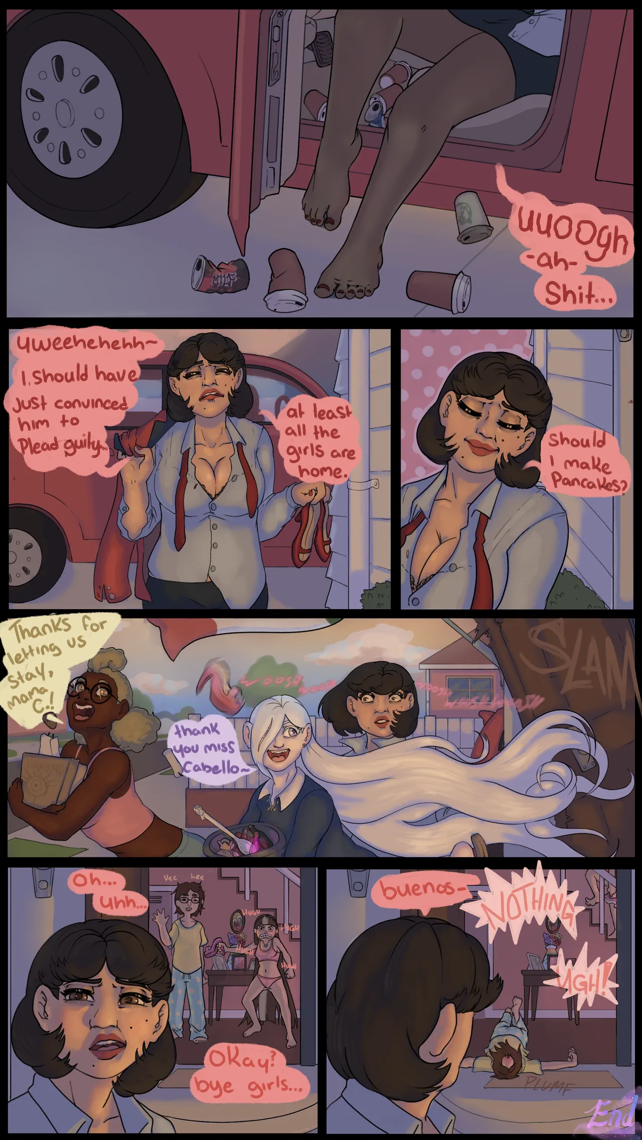 Girl's Sleepover: Triple Threat page 12 full