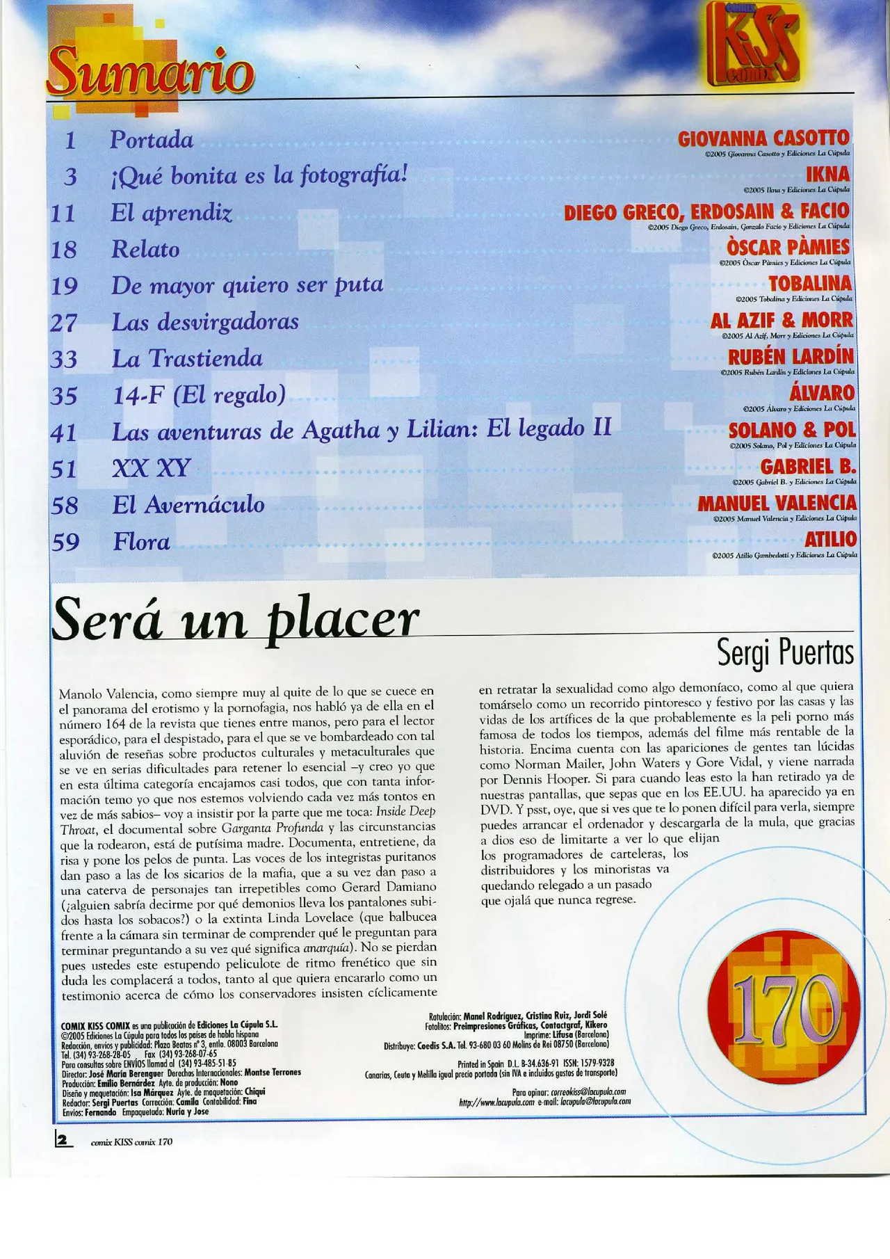 Kiss Comix #170 page 2 full