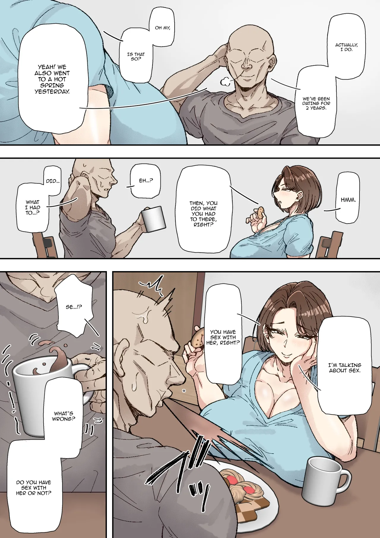Morikawa Minako  Beit-saki no Deka Chin-kun ni Assari Kan Ochi page 4 full