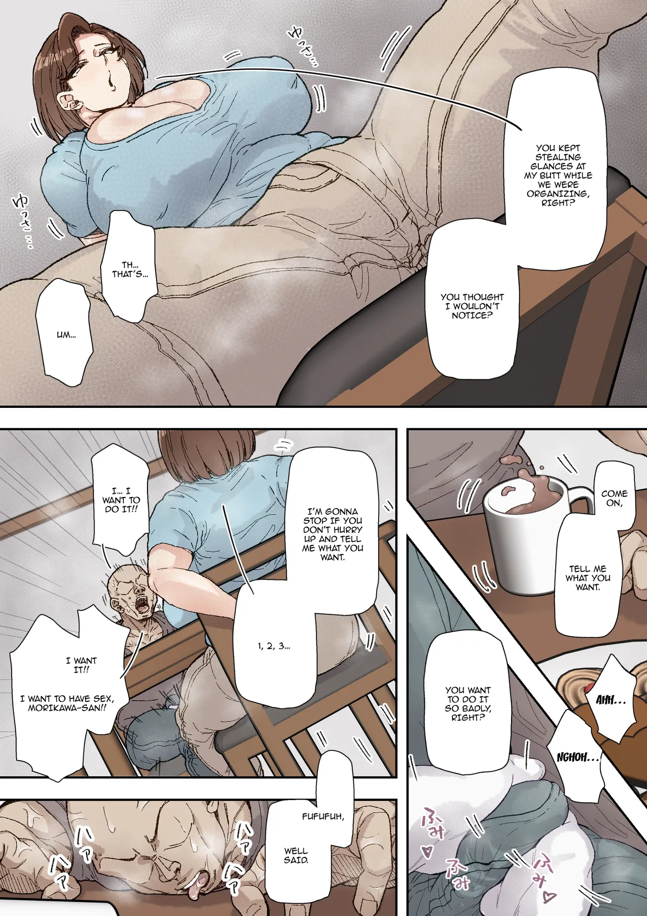 Morikawa Minako  Beit-saki no Deka Chin-kun ni Assari Kan Ochi page 7 full