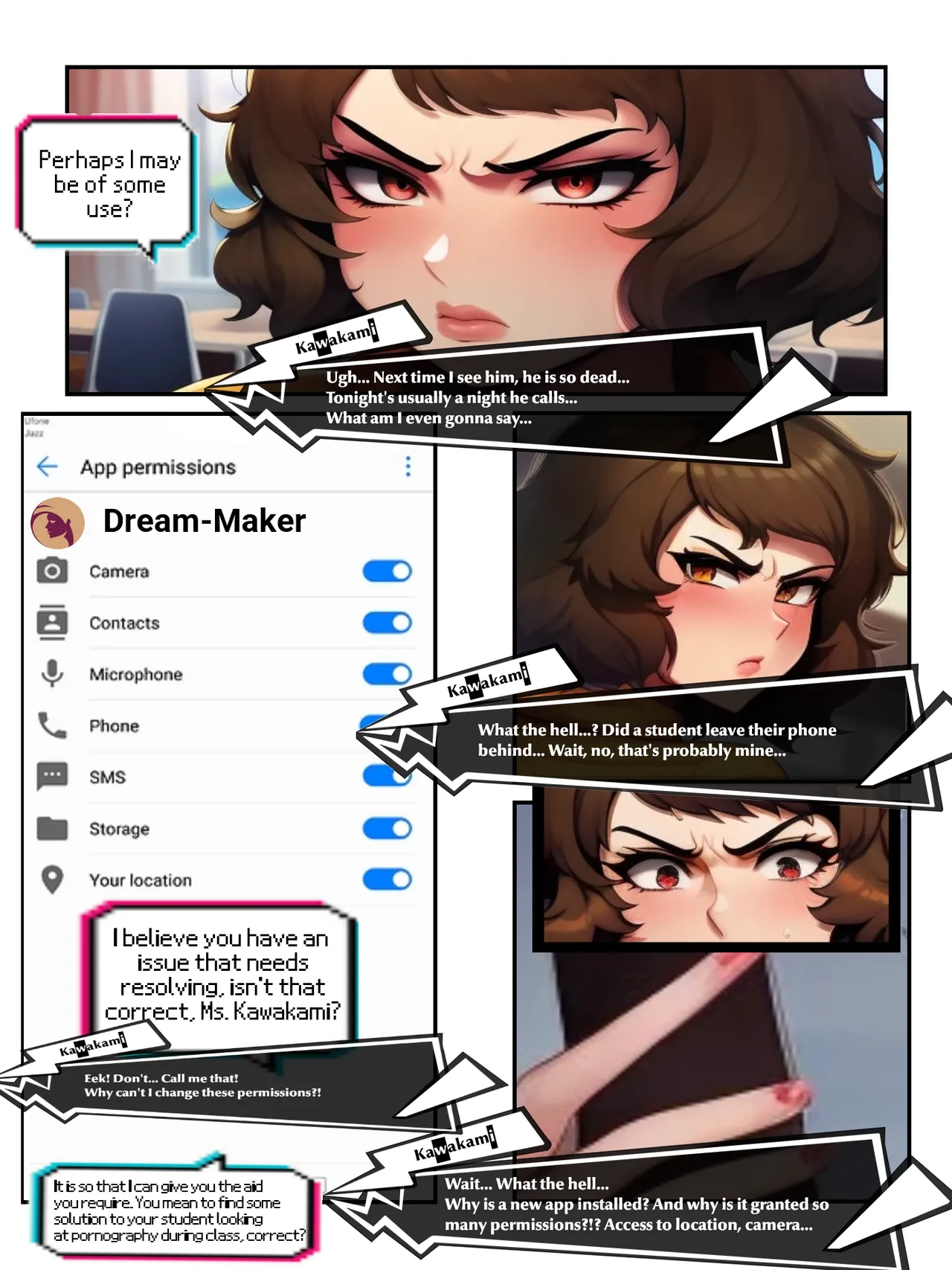 Kawakami SSBBW Expansion Comic page 8 full