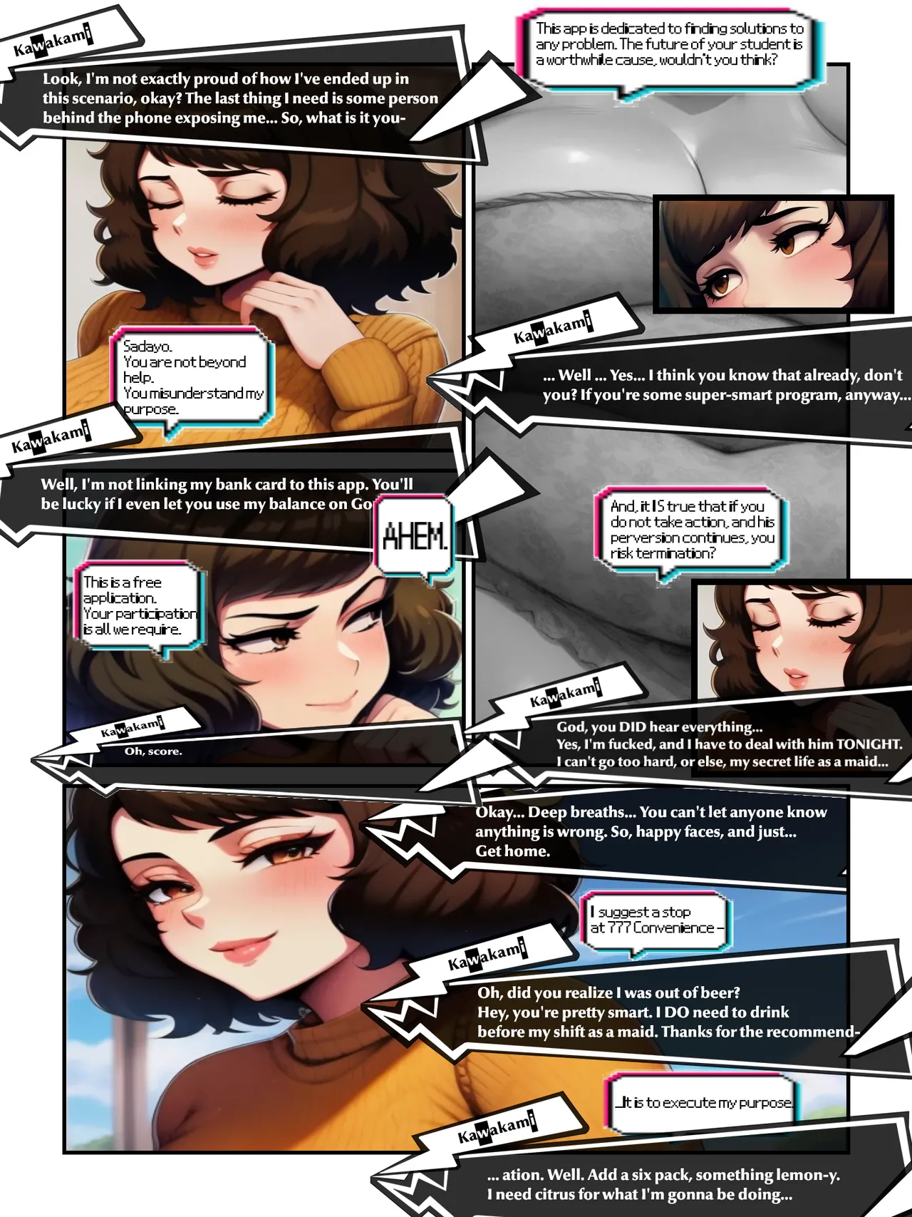 Kawakami SSBBW Expansion Comic page 9 full