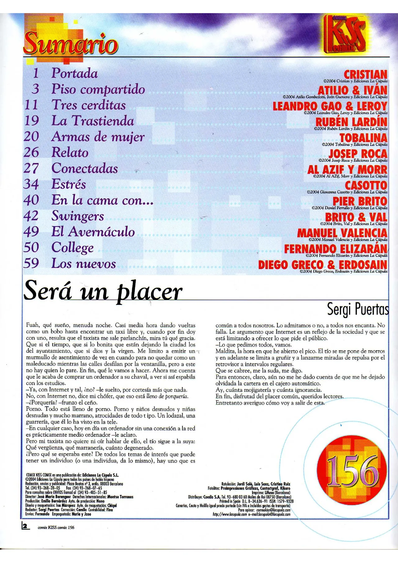 Kiss Comix #156 page 2 full