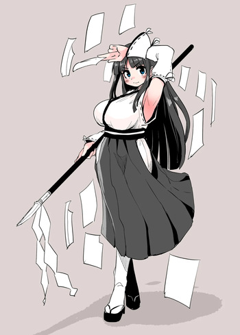 [Suzunomoku] Miko to Shokushu Youma 1+2 | A Shrine Maiden and a Tentacle Demon 1+2 [English] [GTF] cover