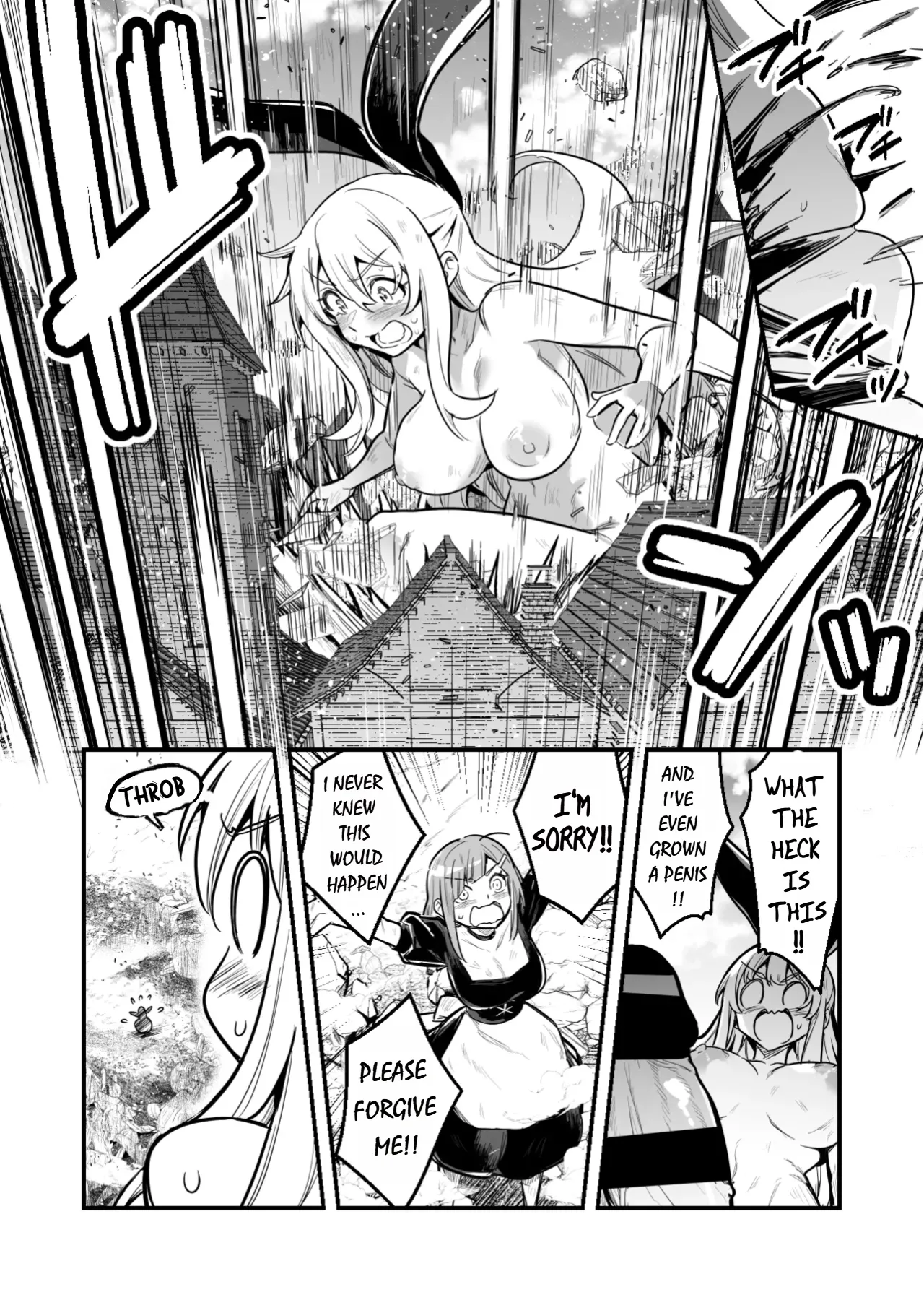 An adventurer grown huge from an elixir, lost control and started fucking things page 2 full
