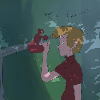 [Monocromia01] Arthur y Hazel (The sword in the stone) (Spanish) cover