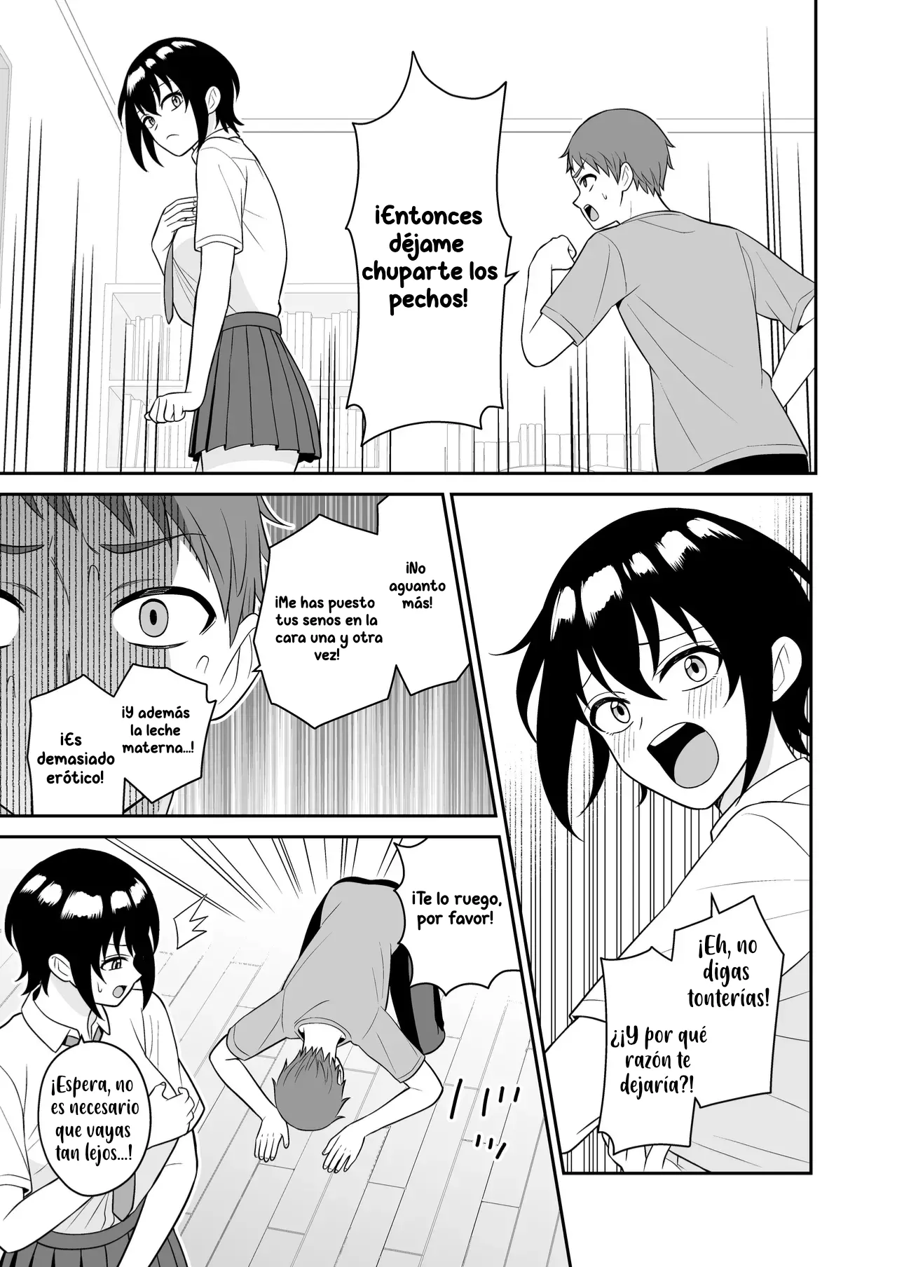 Boyish Osananajimi ga Bonyuu o Daseru You ni Natta node Ippai Suwasete Moratta｜Mi amiga de la infancia empezó a producir leche, ahora me deja chuparle los pechos page 11 full