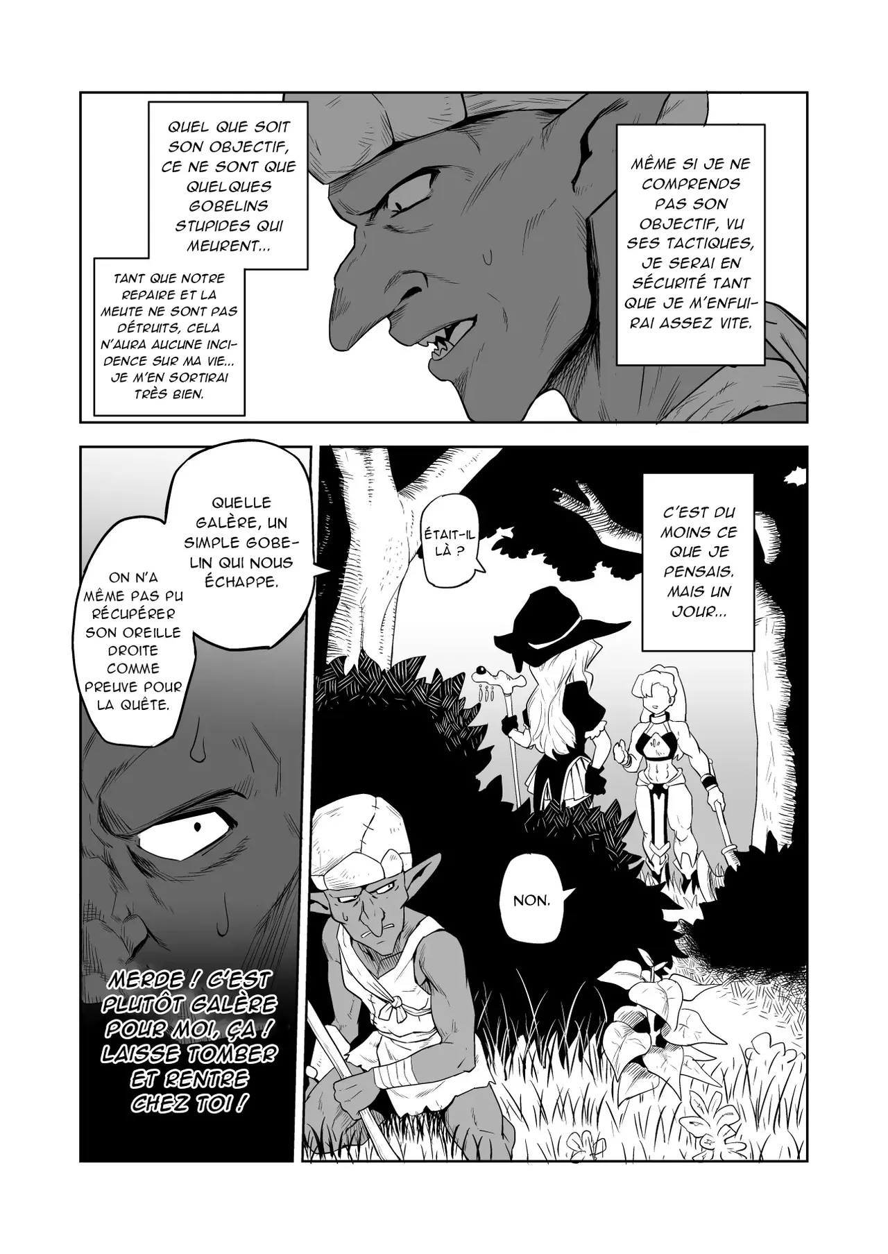 Zako-kan Nerai no Do-M Onna Kishi ga Hontou ni Goblin Dorei ni Sareru Hanashi Zenpen Part 1 page 11 full