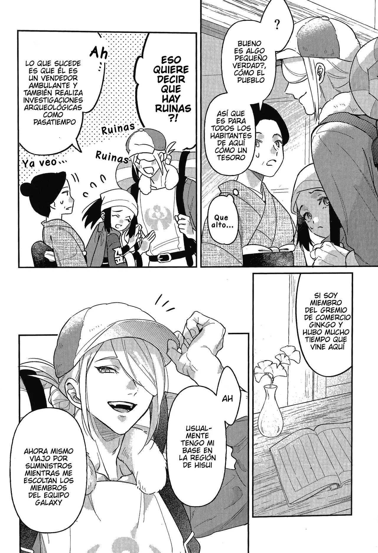 Viaje a Tamayura- Pokemon LEGENDS Arceus dj- Volo x Akari page 4 full