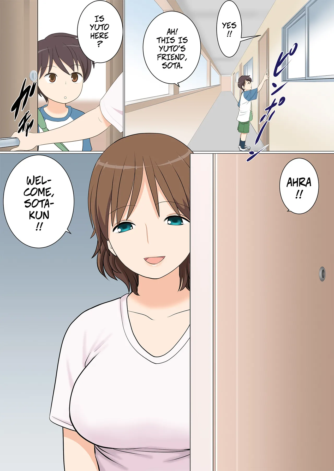 Danchi Shota ni Muragaru Bijo-tachi | Beautiful Women Swarming Around the Shota in the Housing Complex: part 1 My Friends Mother page 2 full