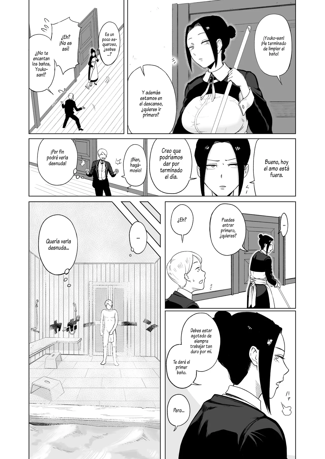 Maid-chou o Nozoite Mita｜Traté de Espiar a la Jefa de Sirvientas page 10 full