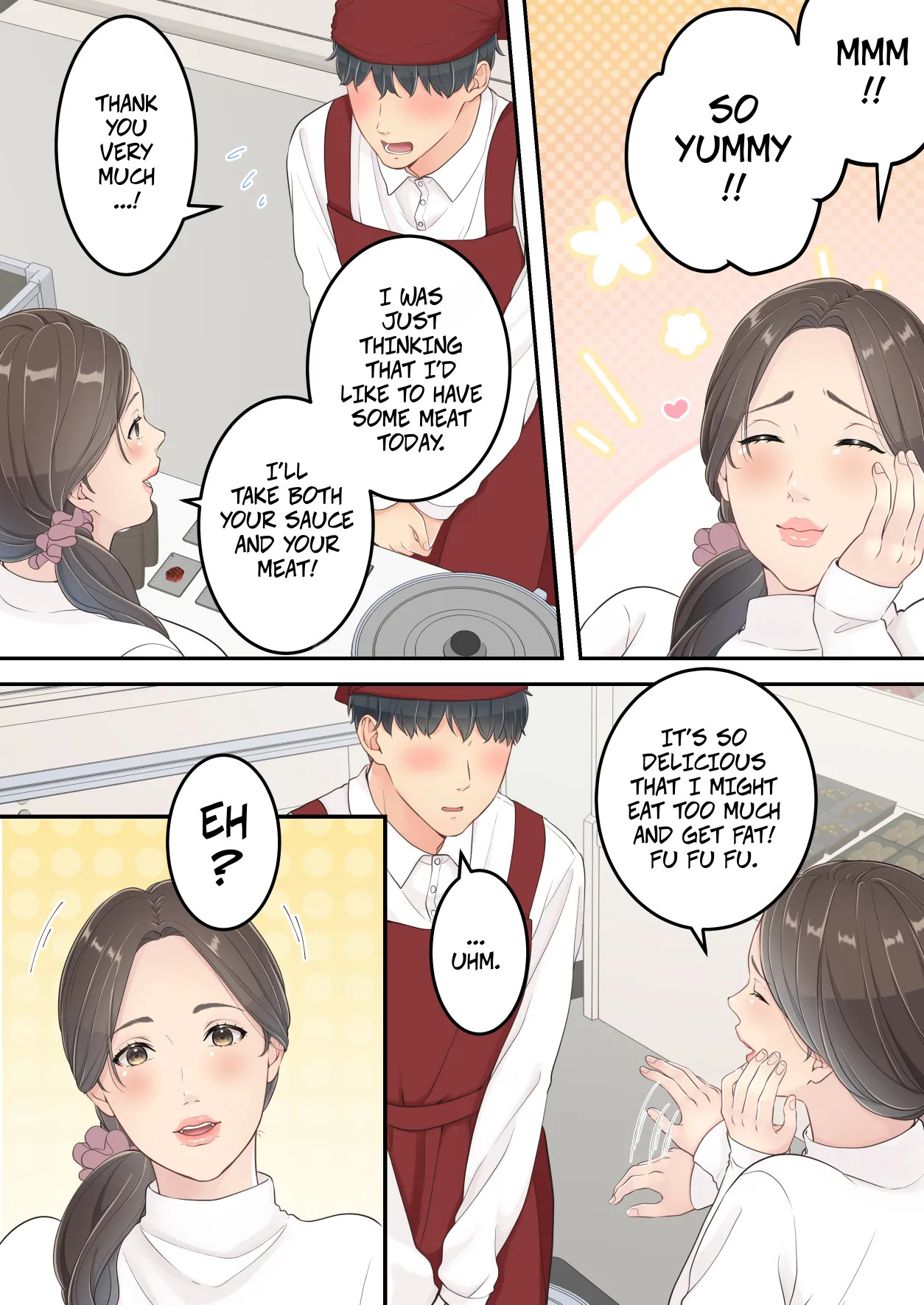 Matomo na Okaa-san ga Musuko to Onaidoshi na Otokonoko to Amaama Furin Ryokou shichau Hanashi | A Normal Mother Goes on a Sweet Affair Trip With a Boy the Same Age as Her Son page 4 full