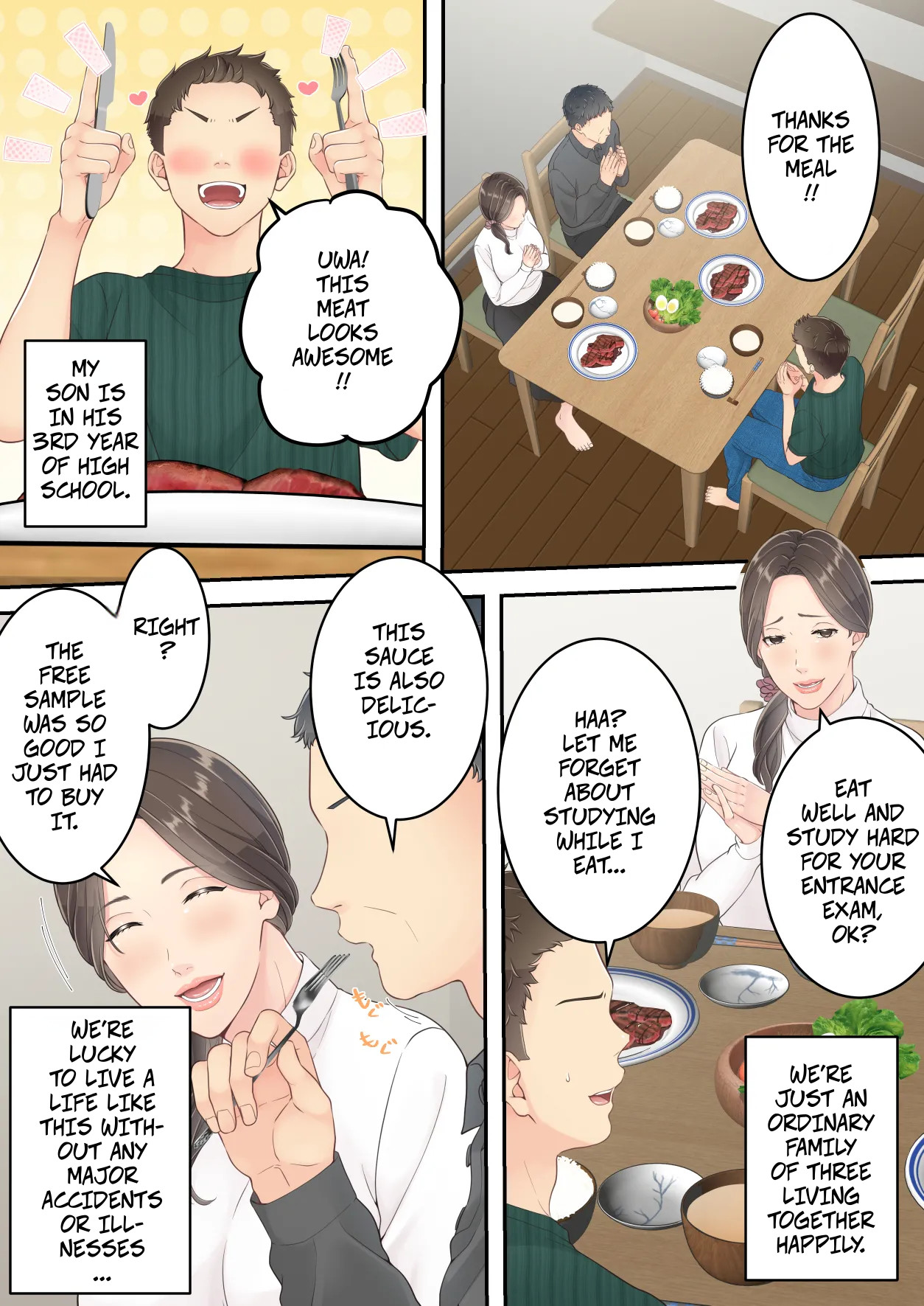 Matomo na Okaa-san ga Musuko to Onaidoshi na Otokonoko to Amaama Furin Ryokou shichau Hanashi | A Normal Mother Goes on a Sweet Affair Trip With a Boy the Same Age as Her Son page 7 full