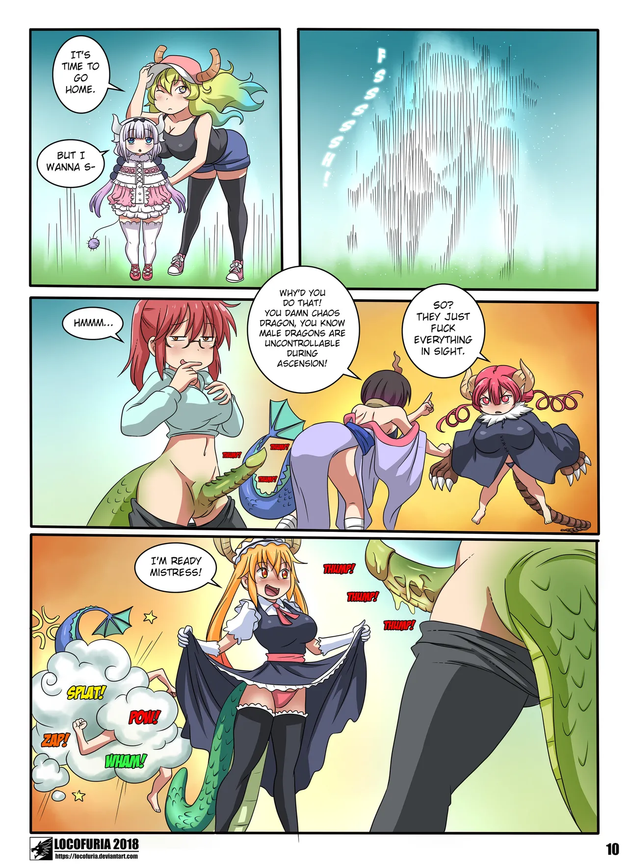 A Dragons Tale - Kobayashi-san-chi no Maid Dragon page 12 full