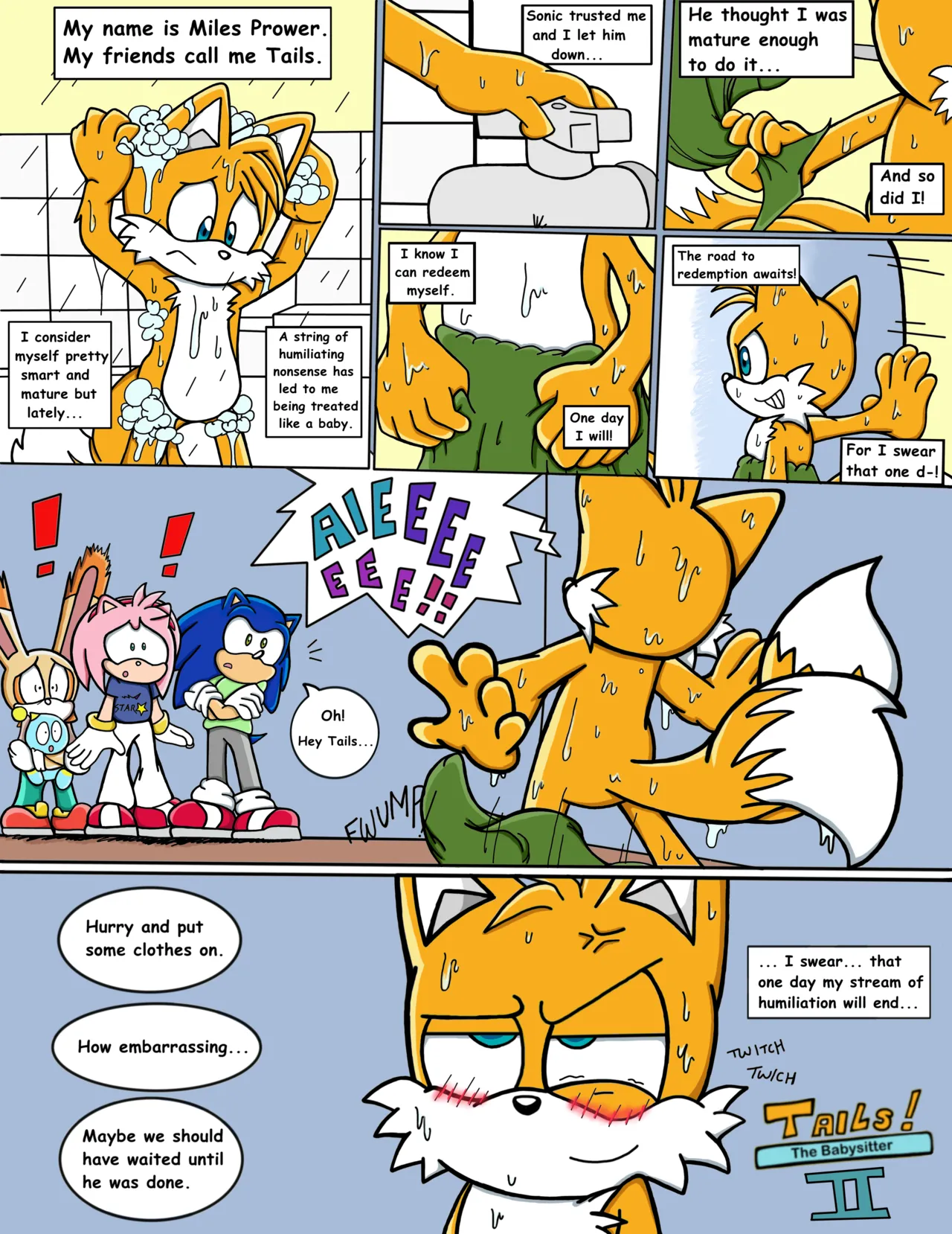 Tails the Babysitter II page 1 full