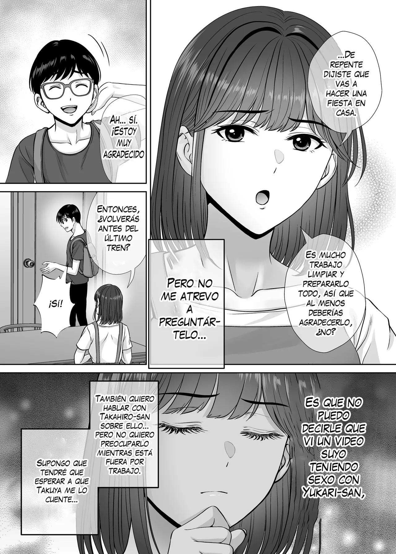 Haha Swapping 3 ~Haha Koukan de Mise Ai 4P! Orera ga Yaritai Houdai shita Hanashi~｜Intercambio de Madres 3 ~¡Exhibición de los 4! La Historia de Cómo Hicimos lo que Quisimos~ page 11 full