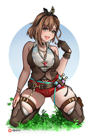 [Jackray Draws] Reisalin "Ryza" Stout (Ryza no Atelier) cover