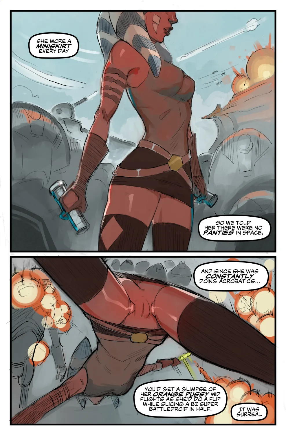 Star Wars - Obi Wan Tells Luke About Ahsoka Tano HQ page 3 full