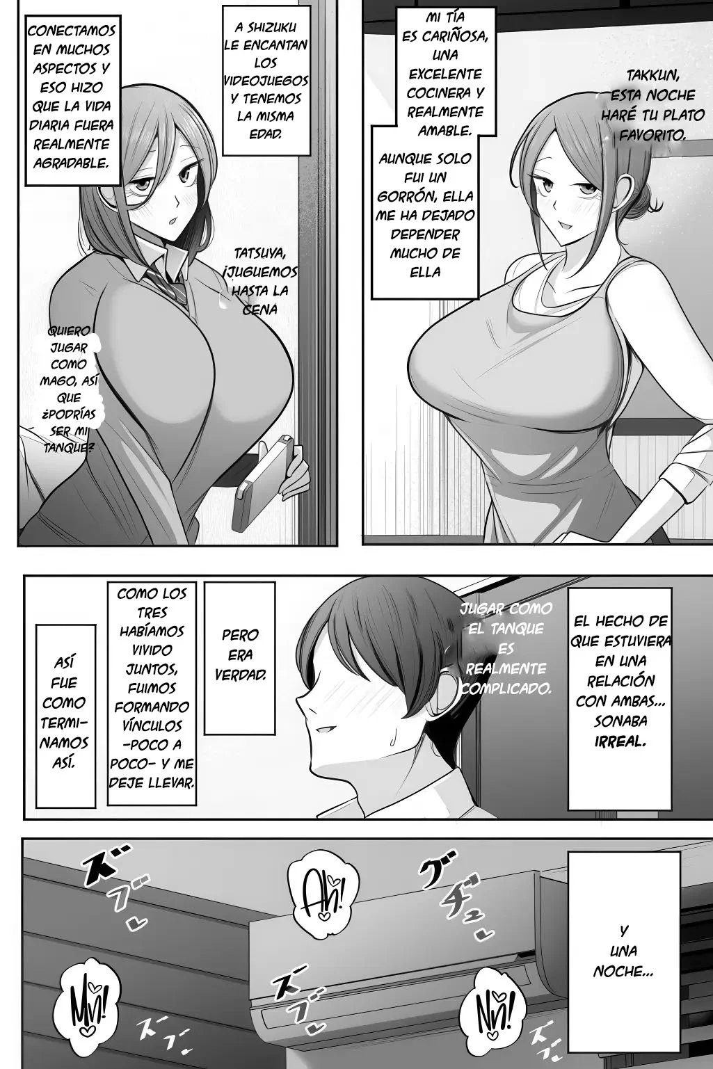 Oyako Netorase Oba to Kanojo o Daite Kudasai｜Por Favor, Ten Sexo con mi Tía y mi Novia page 3 full