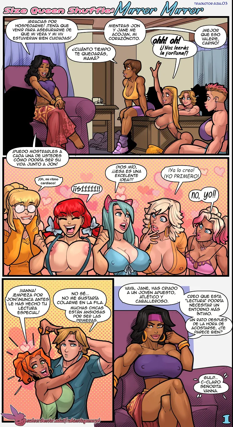 Mirror Mirror Comic Herron House page 1 full