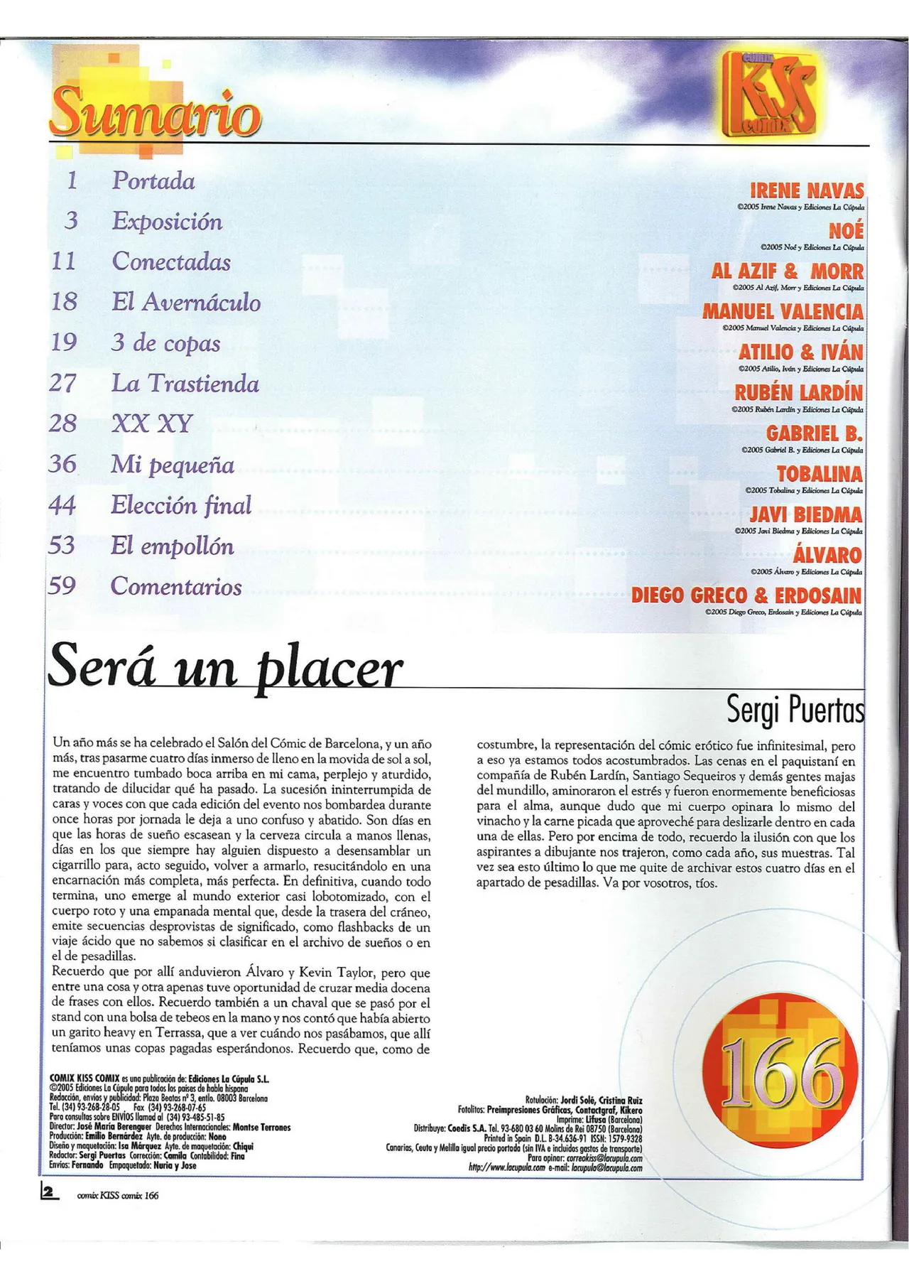 Kiss Comix #166 page 2 full