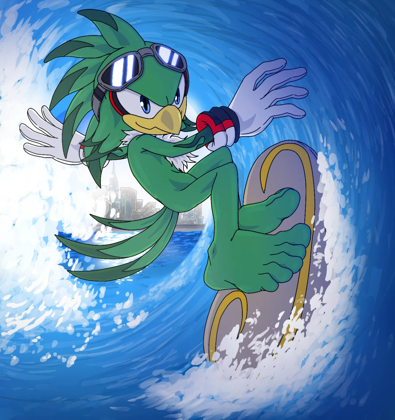 Jet the Hawk & Sonic by Footninja15 page 4 full