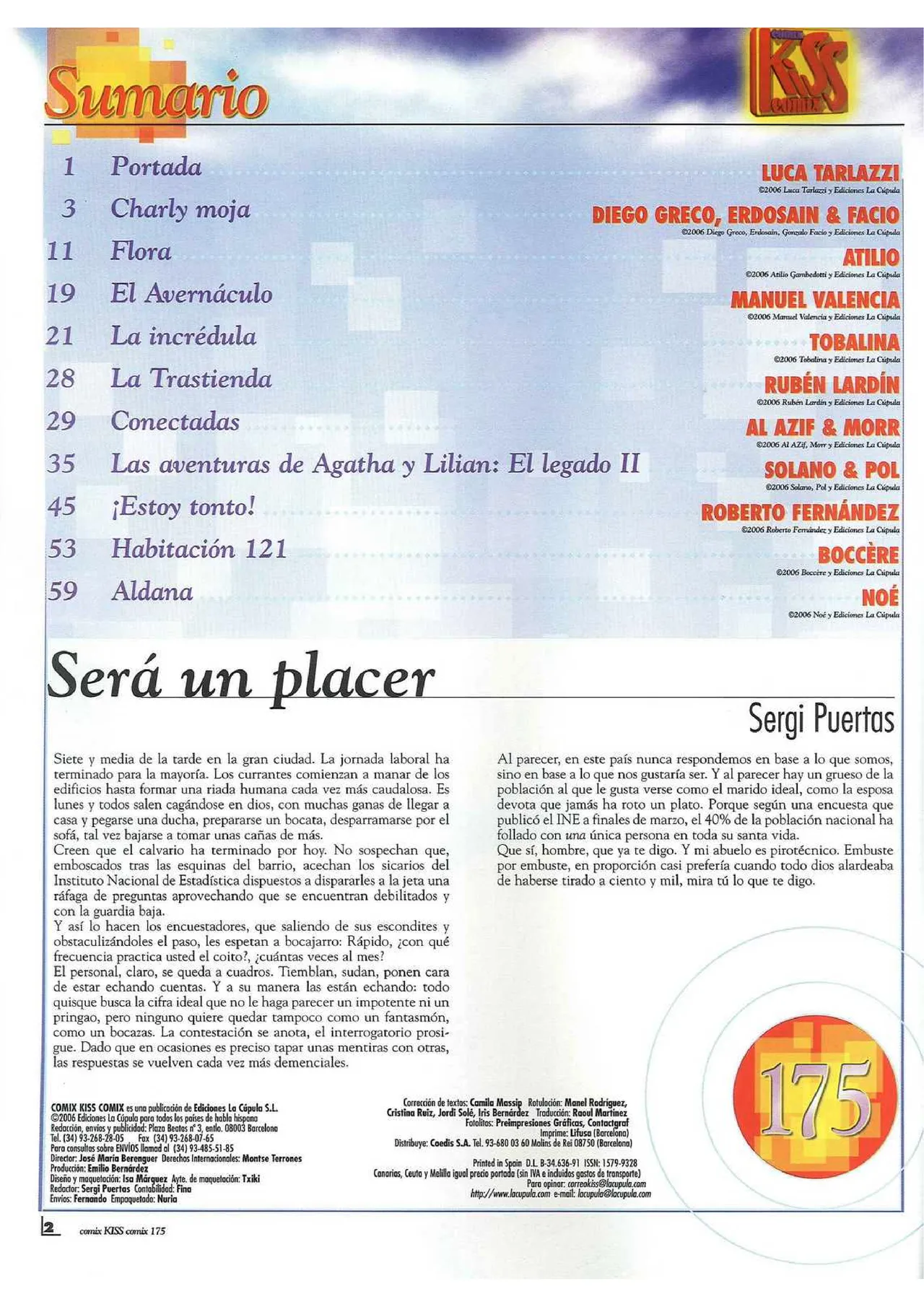 Kiss Comix #175 page 2 full