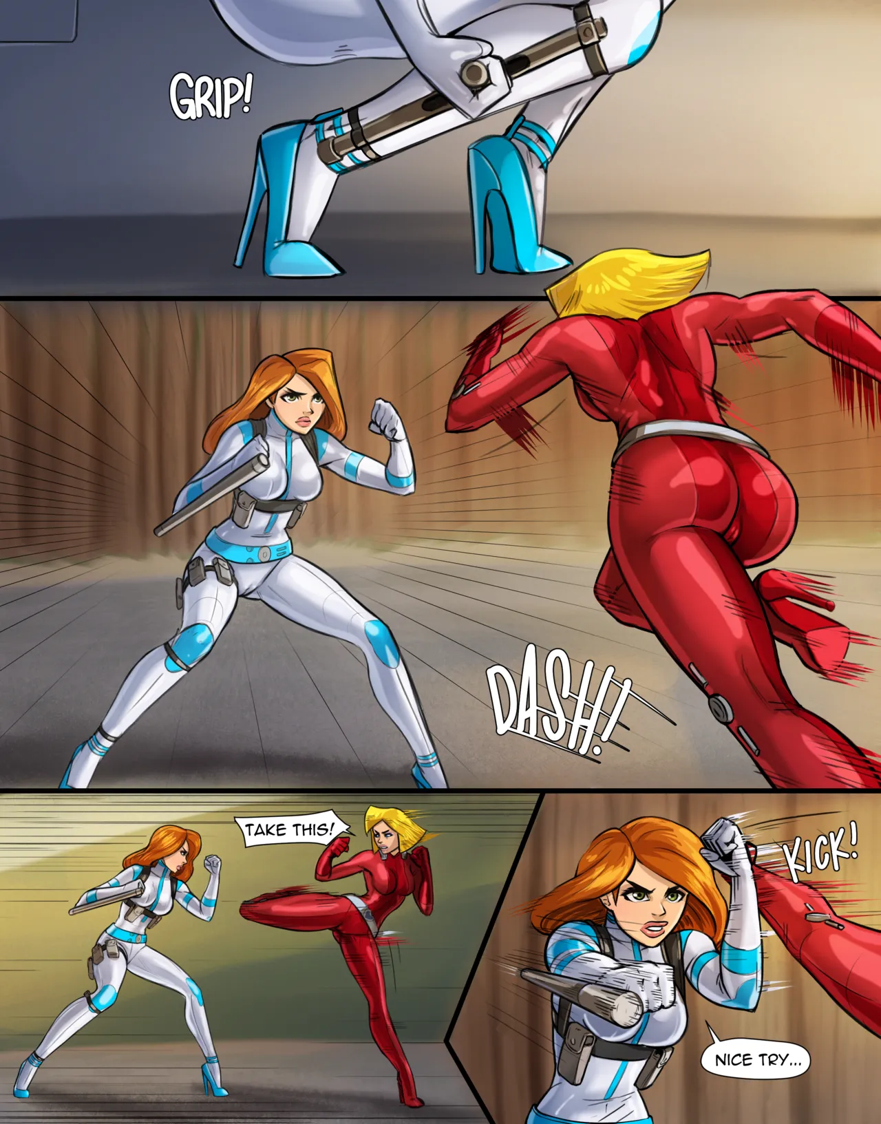 Kim Possible vs Totally Spies Vol 1 page 11 full