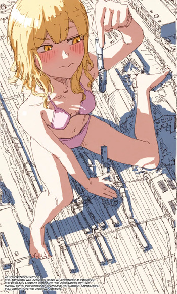 [rock_suno] Giantess - Pixiv Request [English] [AI Colored] cover