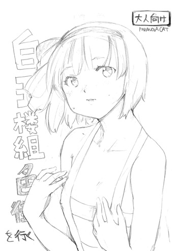 [PARANOIA CAT (Fujiwara Shunichi)] Hakugyokurou-gumi Iromachi o Yuku (Touhou Project) cover