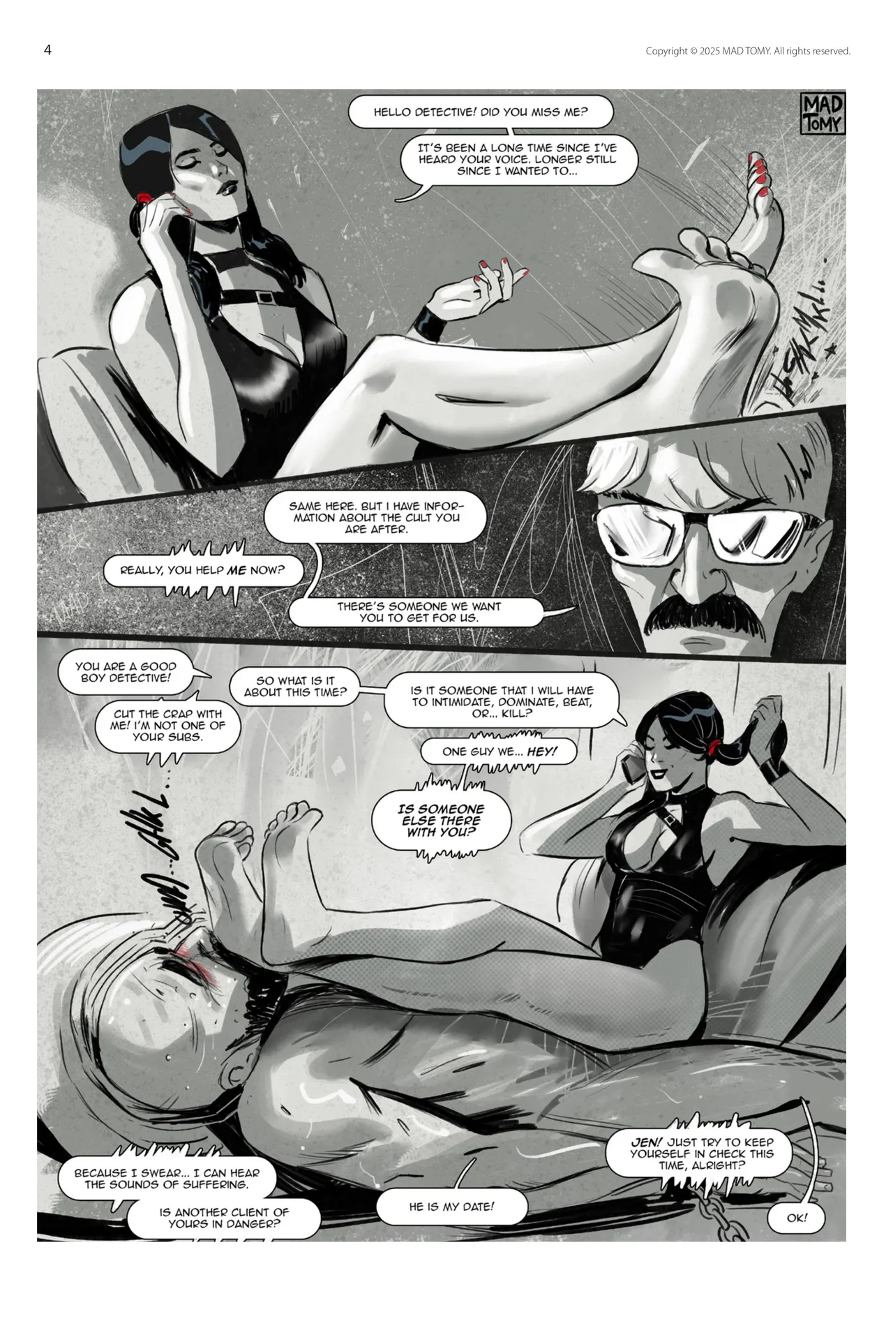 MAD TOMY COMICS SUPERDOM 4 page 4 full