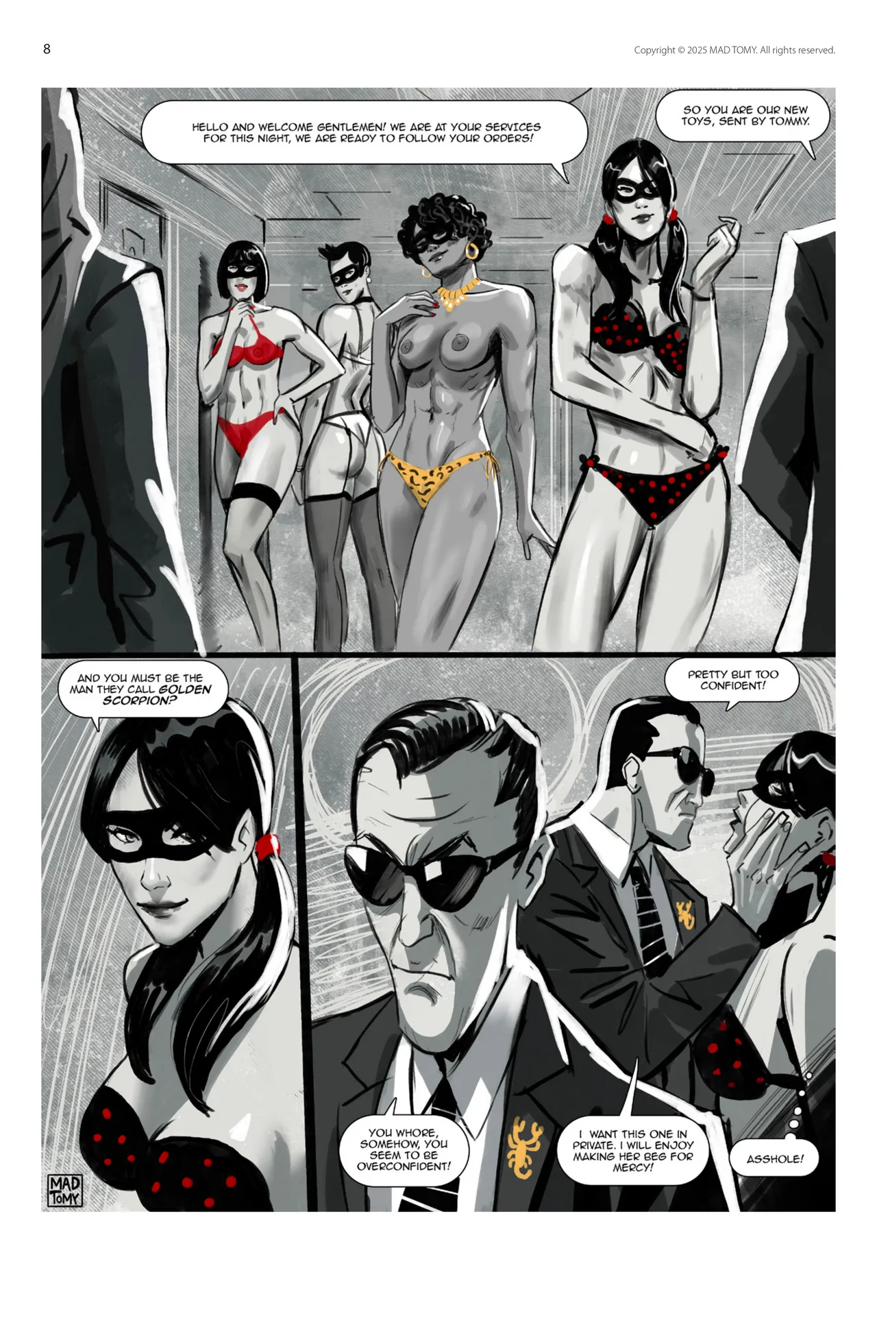 MAD TOMY COMICS SUPERDOM 4 page 8 full