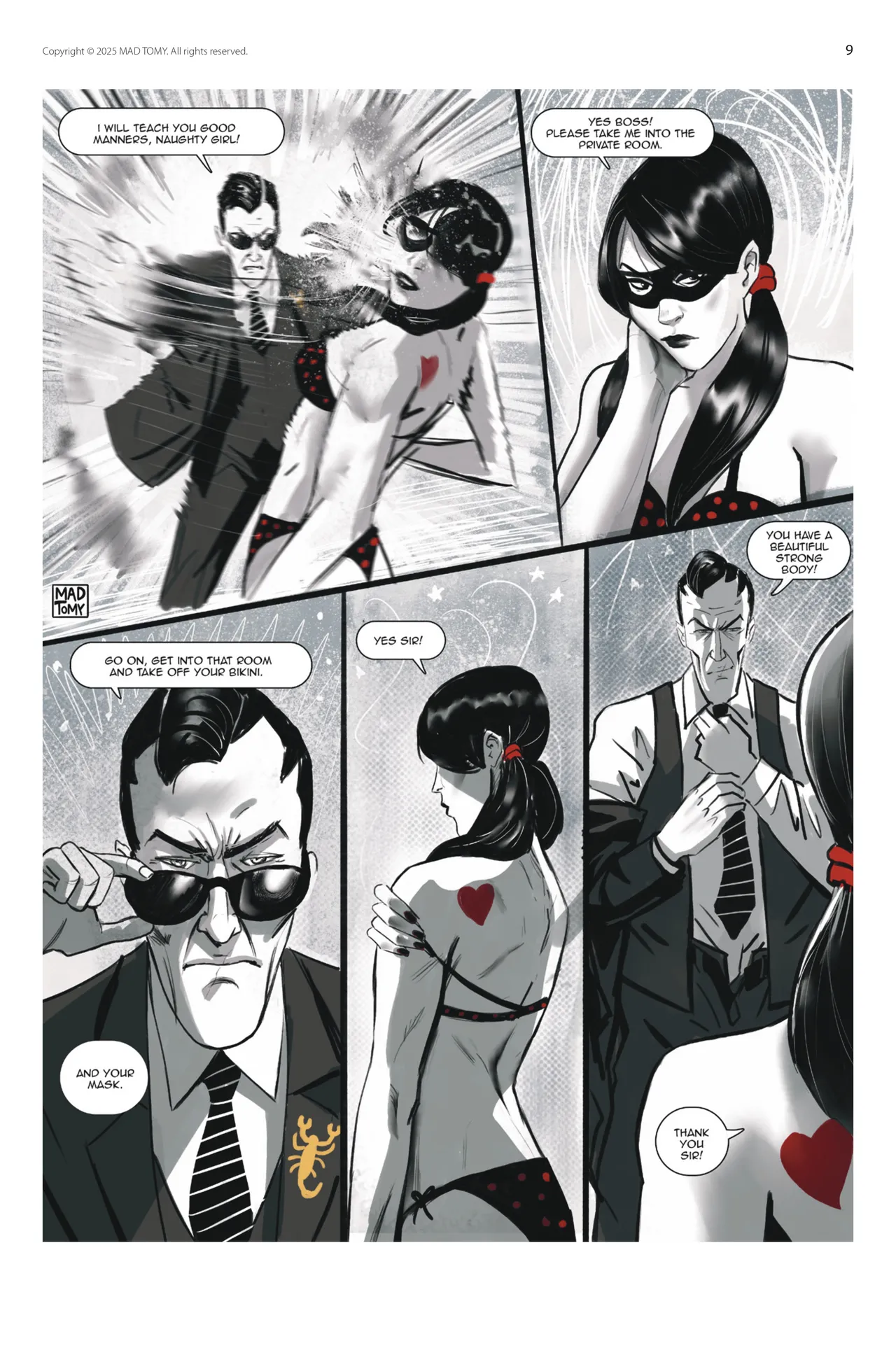 MAD TOMY COMICS SUPERDOM 4 page 9 full