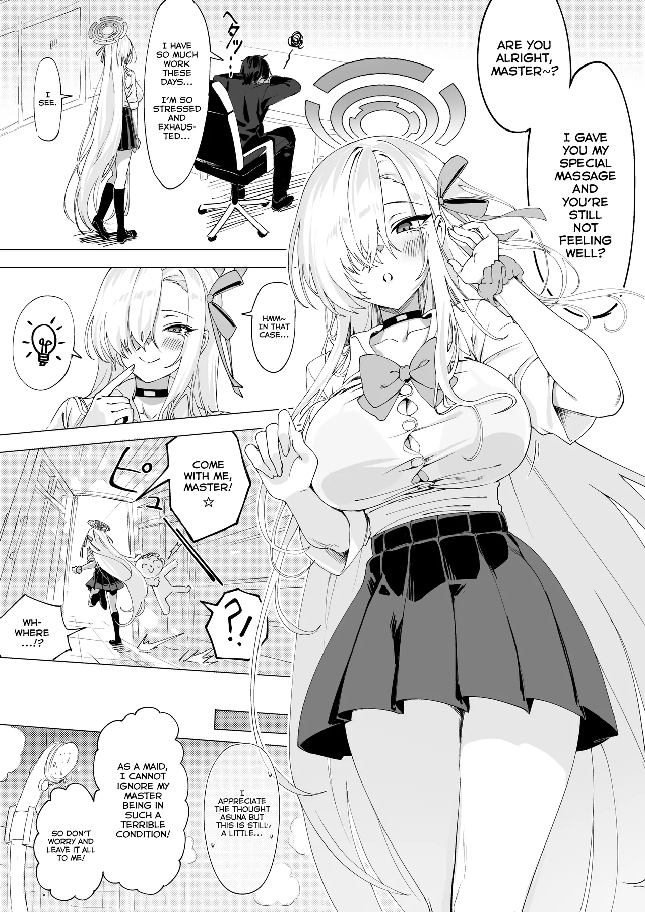 Asuna wa Goshujin-sama o Genki ni shite Agetai | Asuna Wants To Cheer Up Master page 3 full