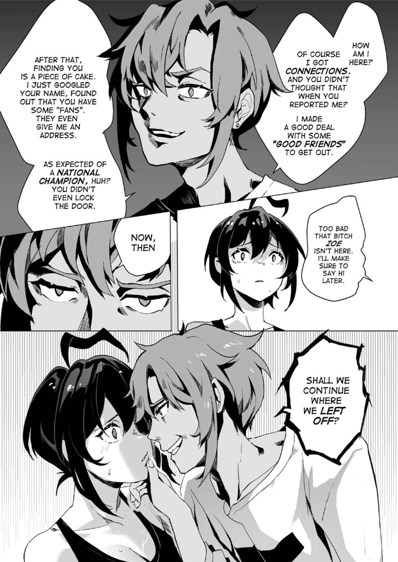 Swimmer Admiration After Story page 8 full