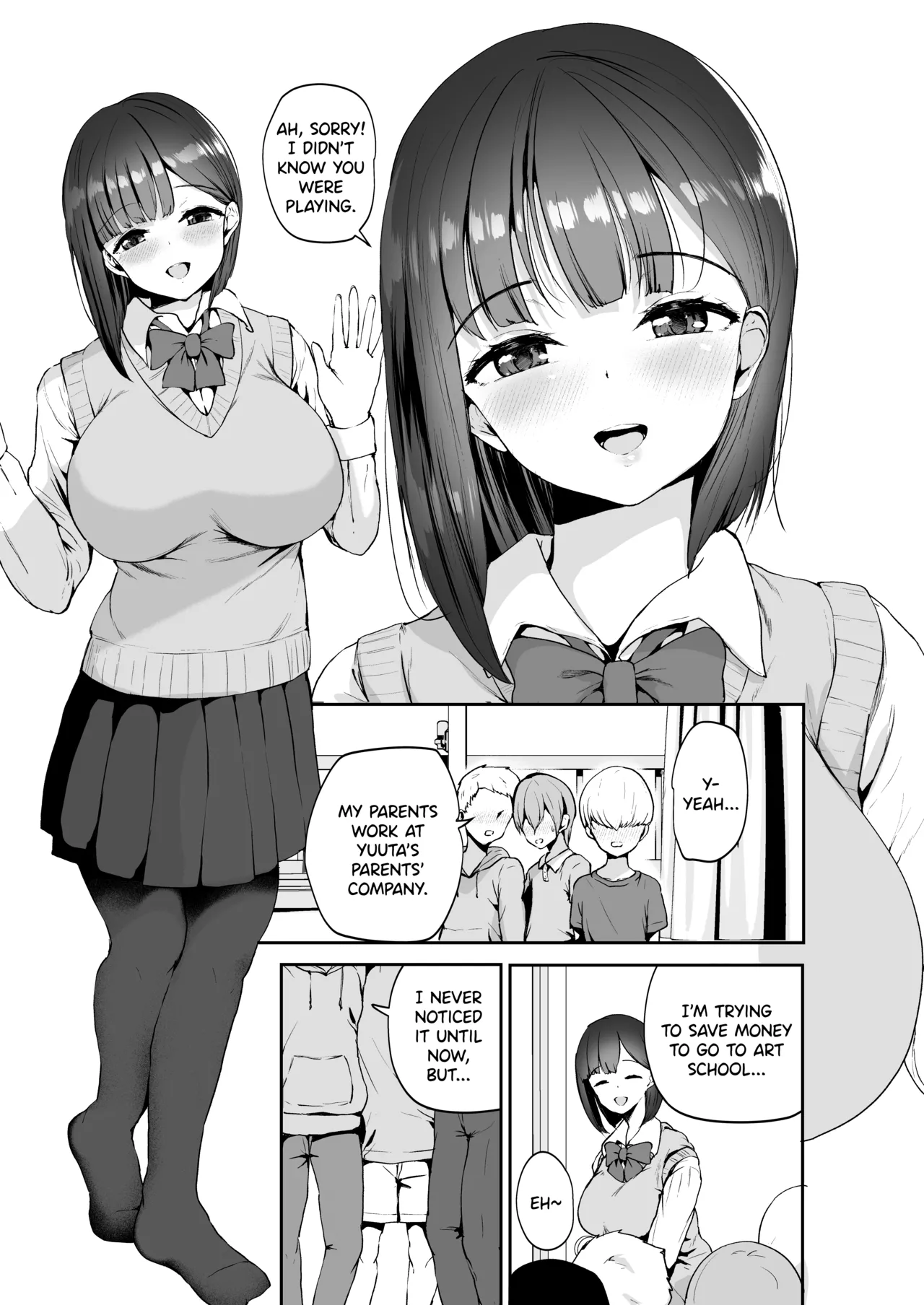 AV Gokko ~Oya Gacha ni Atatta Kusogaki-tachi ni Yowami o Nigirare Okasareru Katei Kyoushi JK~ page 8 full