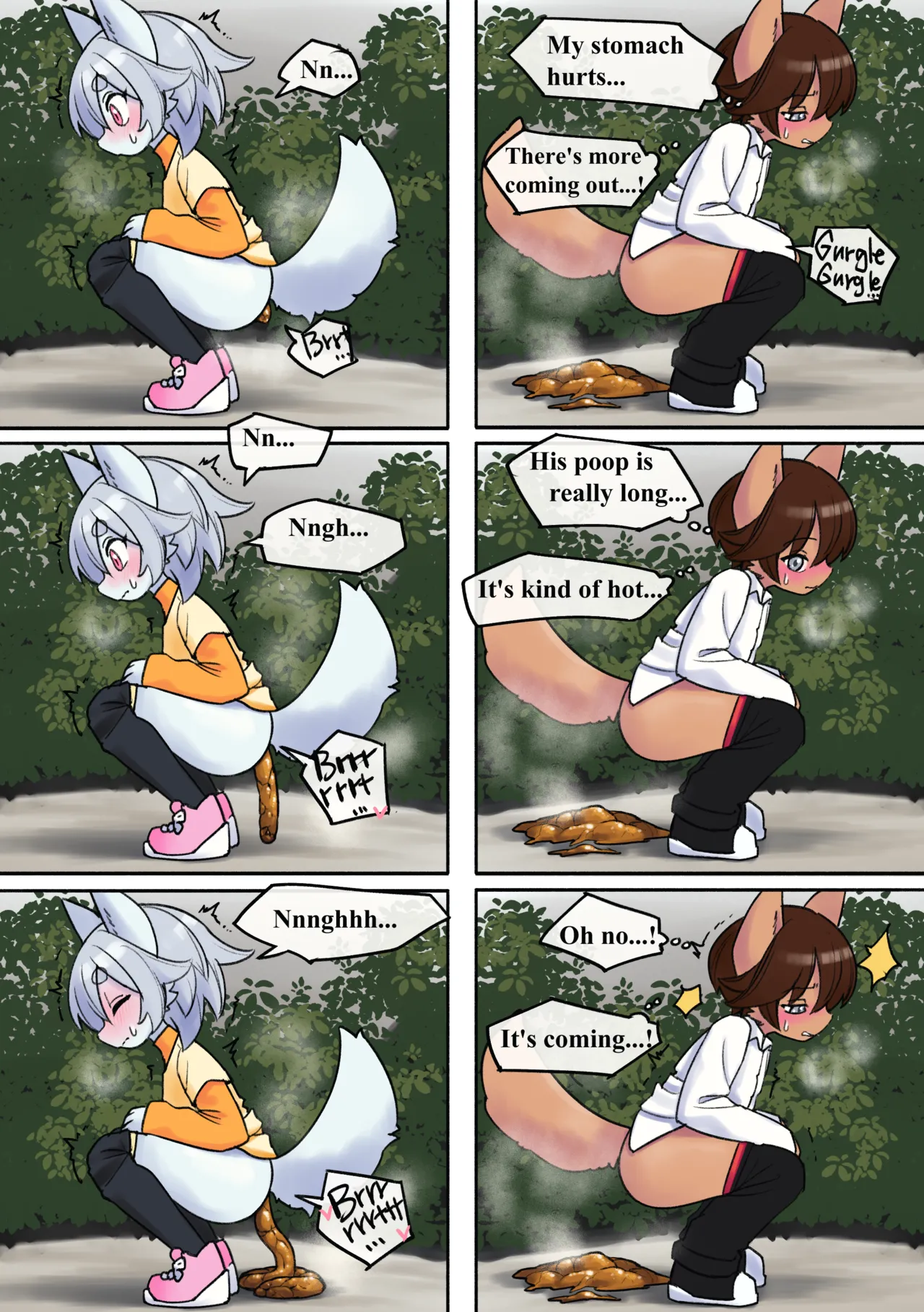 Male Kemono Pooping page 9 full