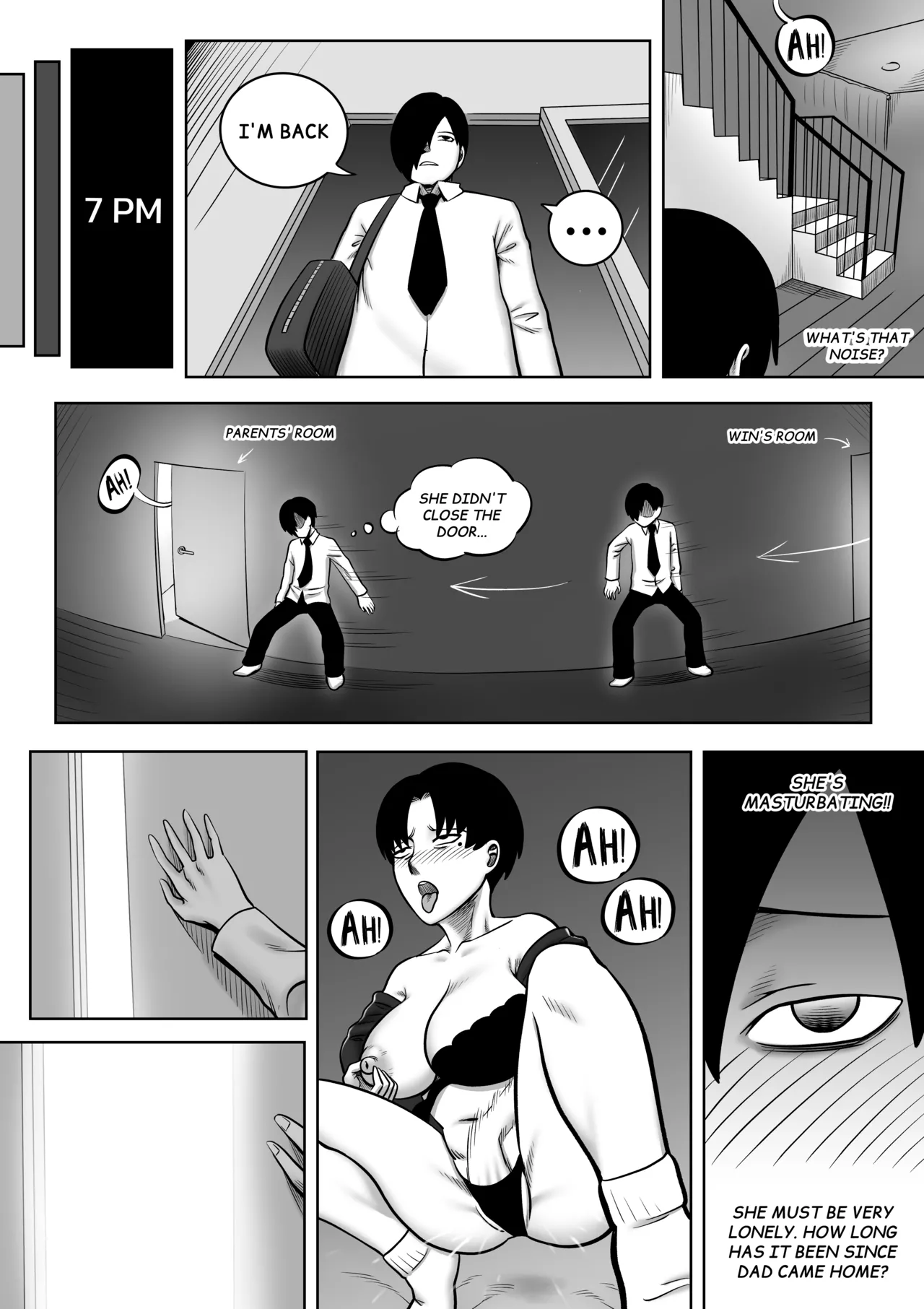 Dad stole My GF so I try to steal His Wife #1 page 9 full