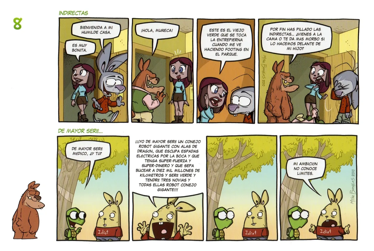 CONEJO FRUSTRADO - 2 Razones para Quedarse en la Cama - Editorial Dibbuks - Mike Bonales - Abril 2013 page 12 full