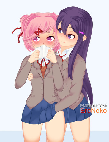 [Eroneko-Senpai] Natsuki x Yuri (Doki Doki Literature Club) cover