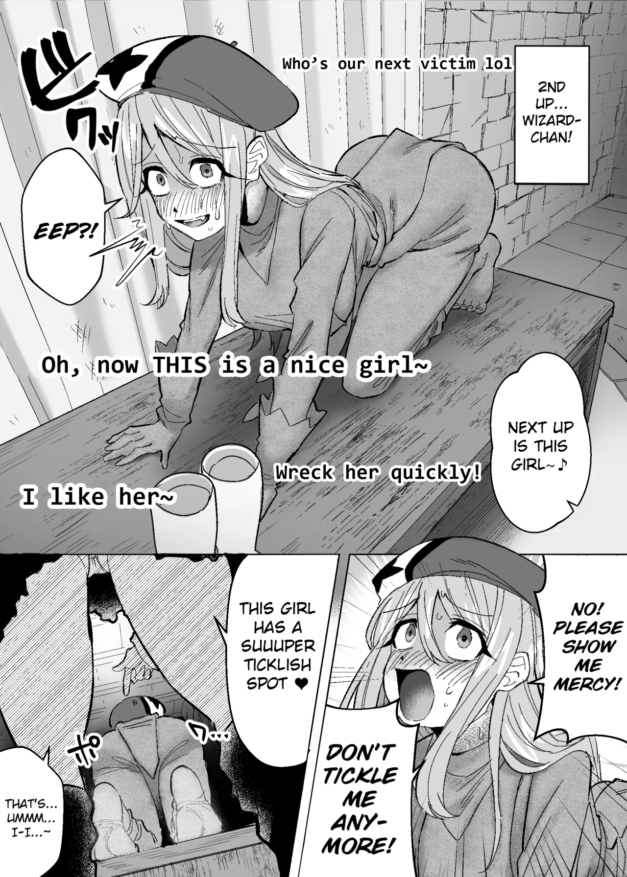 Medusa's Tickling Live Stream ~Three Adventurers Tickled to Death~ page 12 full