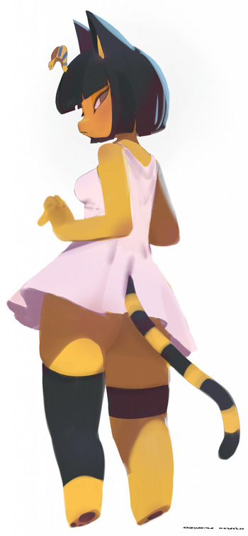 [Smewed] Ankha & Isabelle (Animal Crossing) cover