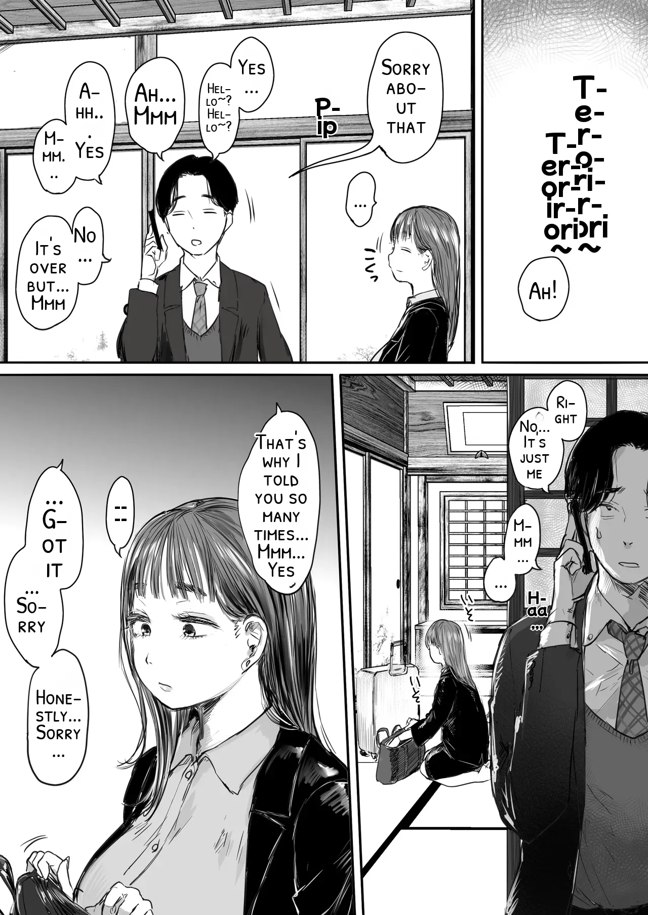 Shucchou, Kouhai to Aibeya. Yukishi Nure Hada ni Shiboritsukusareta Yoru page 11 full
