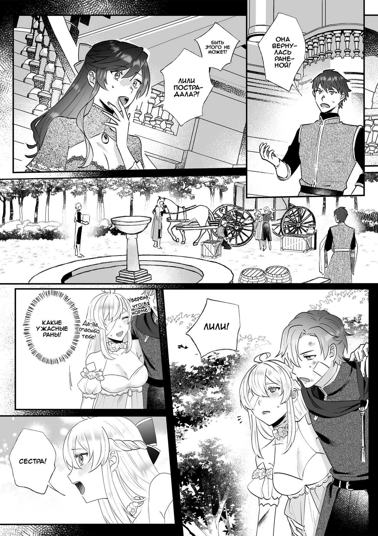 Danzai Route o Kaihi Shiyou to Shita Akuyaku Reijou wa Futanari Seijo no Imouto ni Dekiai Saremashita 2 | Злодейка, которая пыталась избежать падения, получает любовь от своей святой младшей сестры-футанари 2 page 5 full