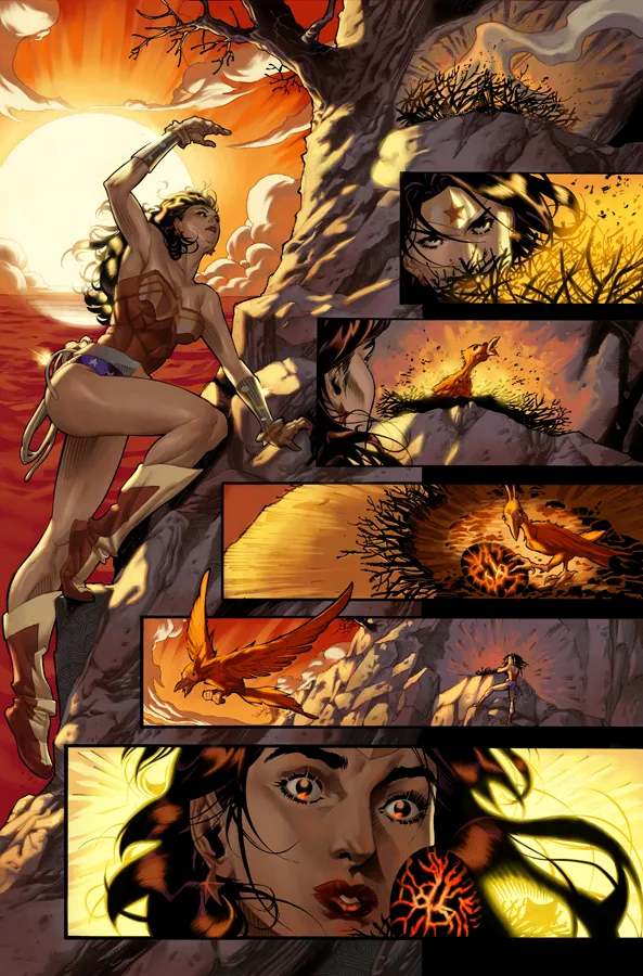 Unpublished Wonder Woman story pages by DrewEdwardJohnson page 1 full
