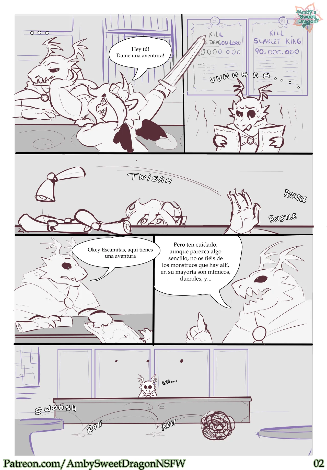 DragonLoot Comic  Spanish version page 3 full