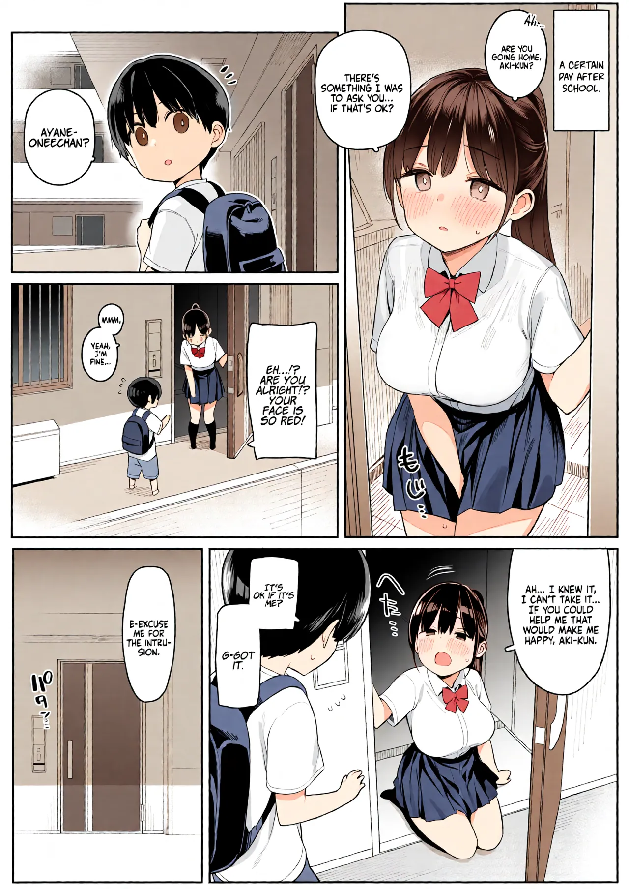 The Story of How The Big Sister Neighbor Squeezed My Semen Because She was a Succubus page 2 full